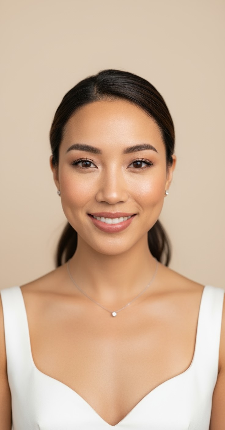 After Bridal Ponytail